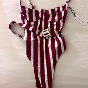 We wore what one piece bathing suit.